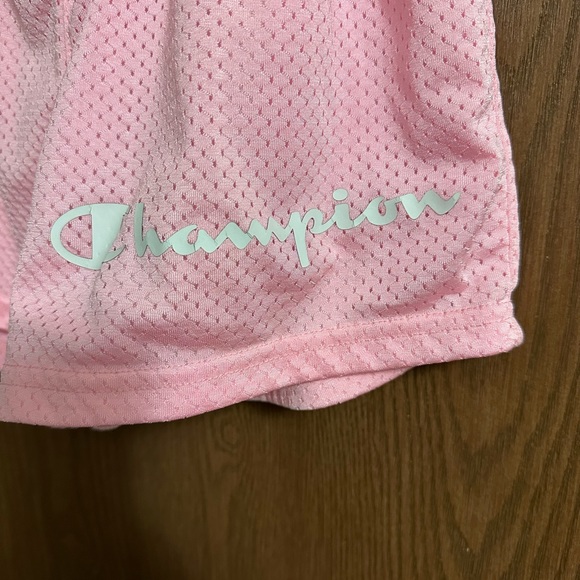 Girls Champion mesh athletic shorts XL pink - Picture 2 of 3